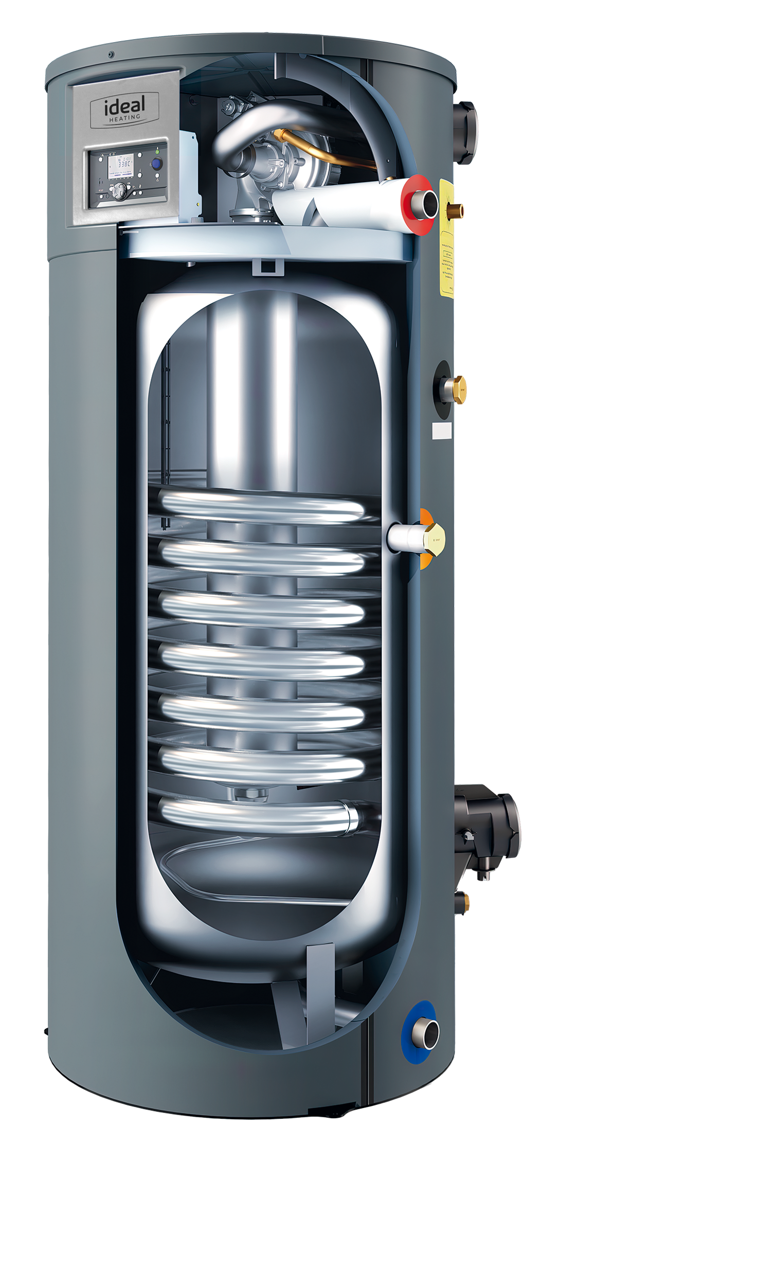 EQMAX water heater cut away image