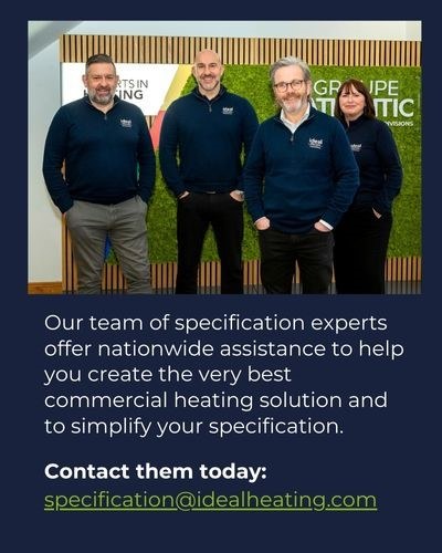 Ideal Heating Commercial Specification Experts