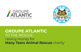 Groupe Atlantic To The Rescue Raising Money For Many Tears Animal Rescue