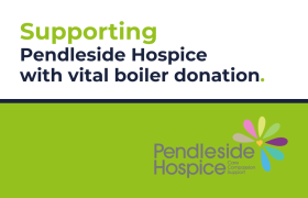 Ideal Commercial Heating supports Pendleside Hospice with vital boiler donation