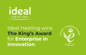 Ideal Heating wins The Kings Award for Enterprise in Innovation
